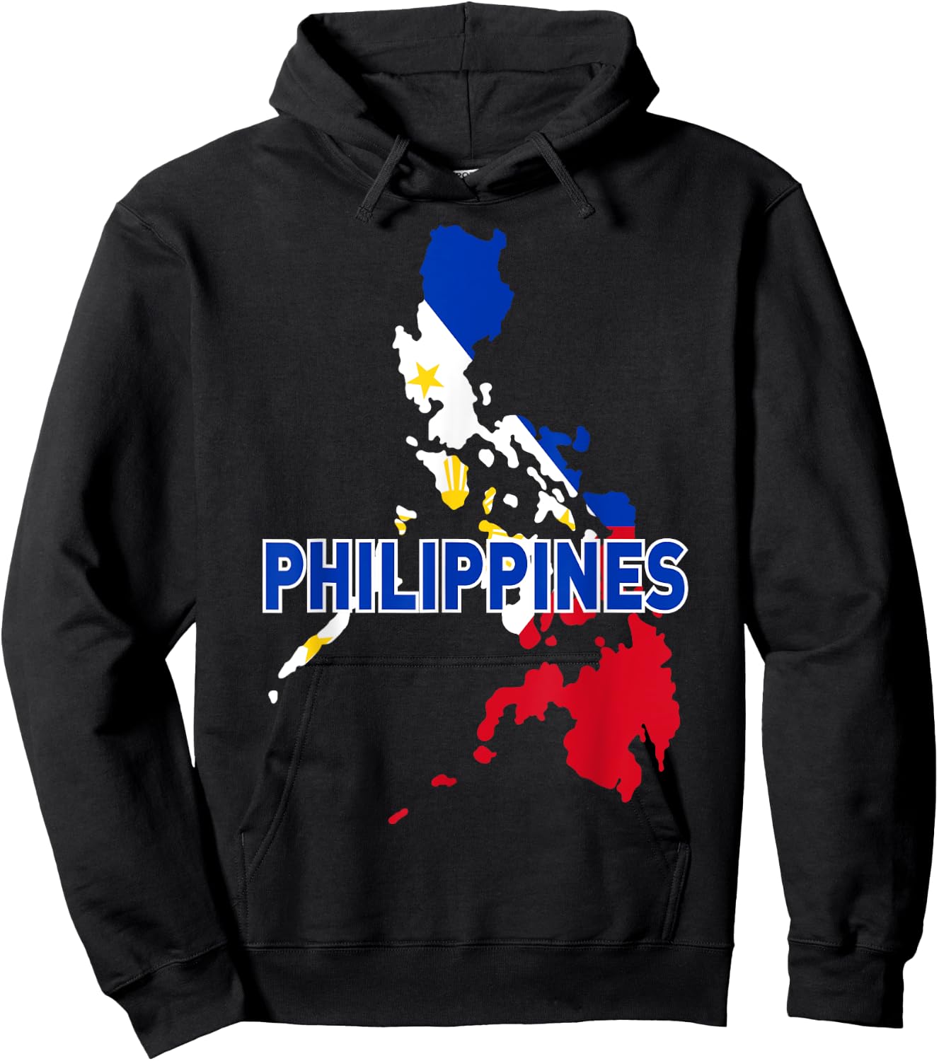Proud Family and Patriotic Flag of Country Philippines Hoodie - Hoodie | Black