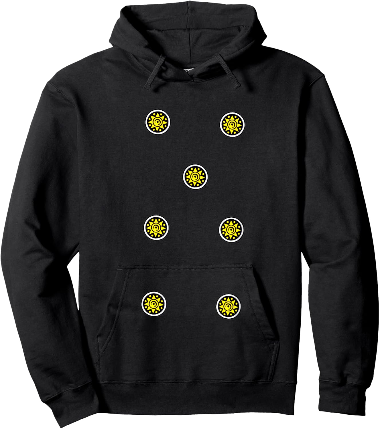 Seven of Money [Neapolitan Cards] Italian Playing Cards Hoodie - Hoodie | Black