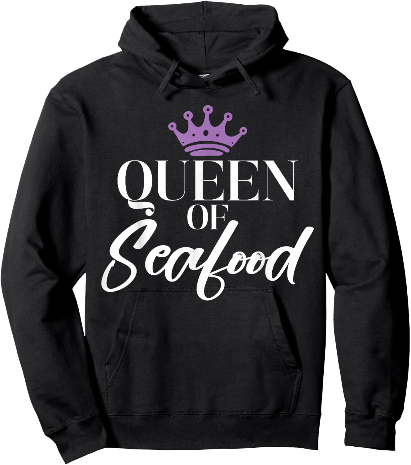 Queen of Seafood Hoodie - Hoodie | Black