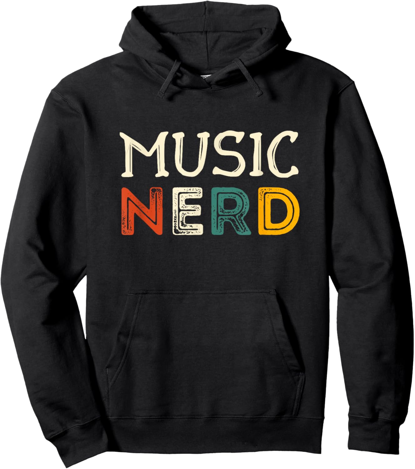 Music Nerd Music Lover Funny Song Listener Hoodie - Hoodie | Black