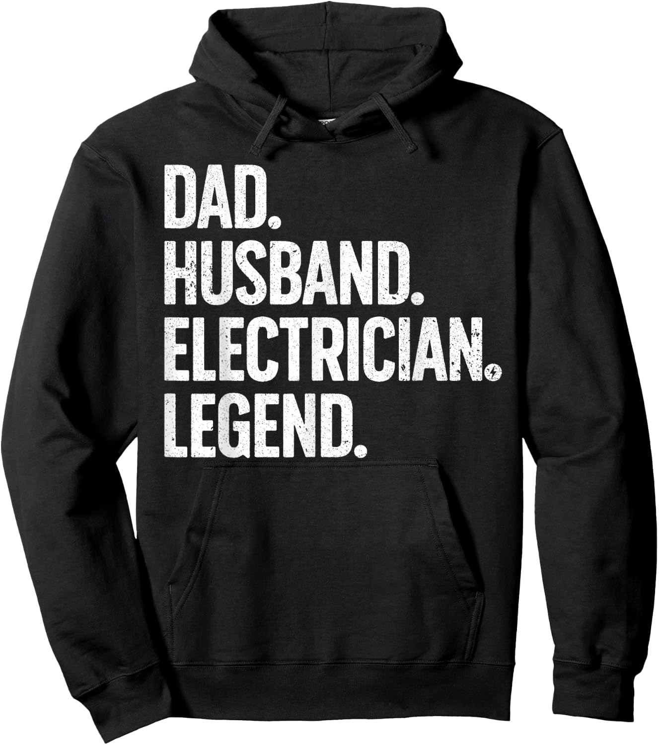 Funny Electrician Design For Husband Dad Electrical Engineer Hoodie - Hoodie | Black