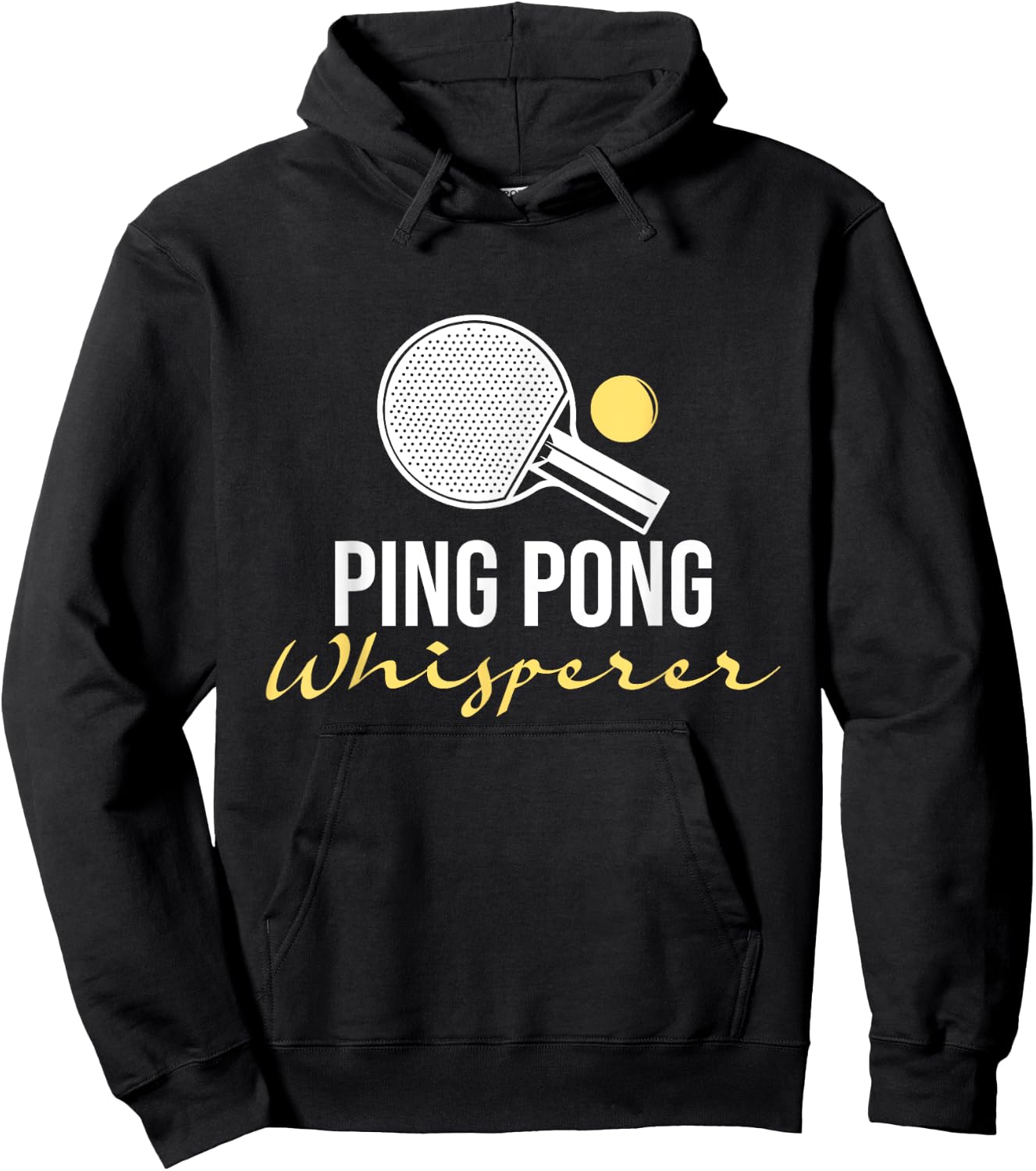 Ping Pong Whisperer - Table Tennis Player Tournament Lover Hoodie - Hoodie | Black