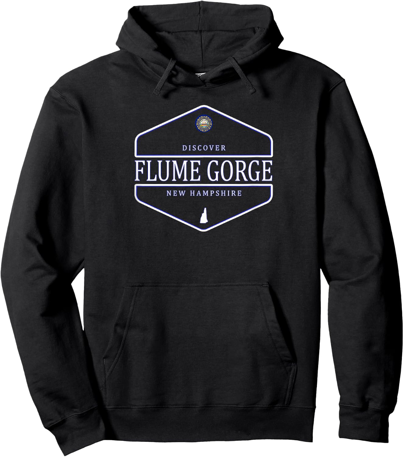 Flume Gorge New Hampshire - Flume Gorge NH Hoodie - Hoodie | Black