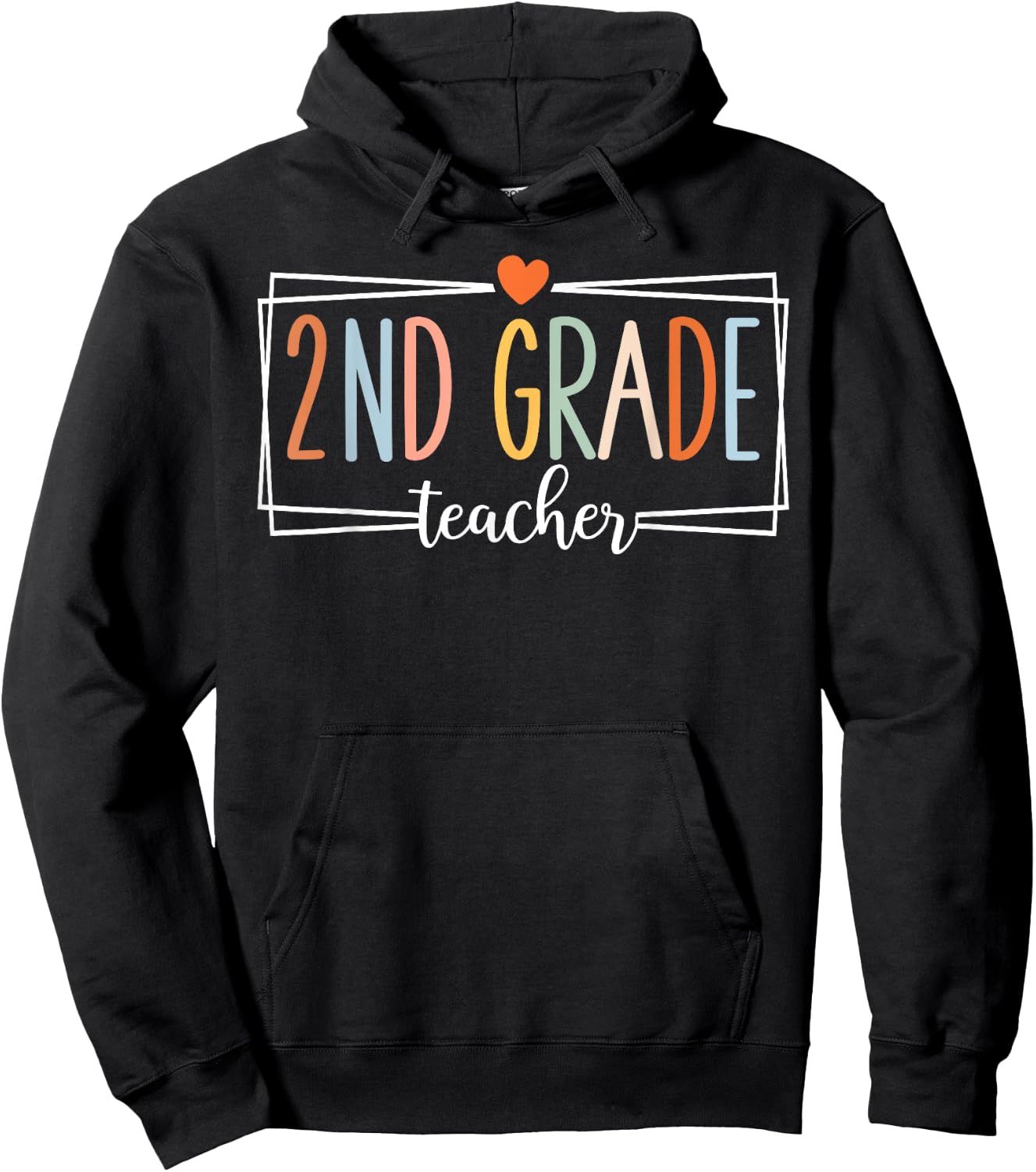 Second Grade Teacher 2nd Grade Teachers Back to School Hoodie - Hoodie | Black
