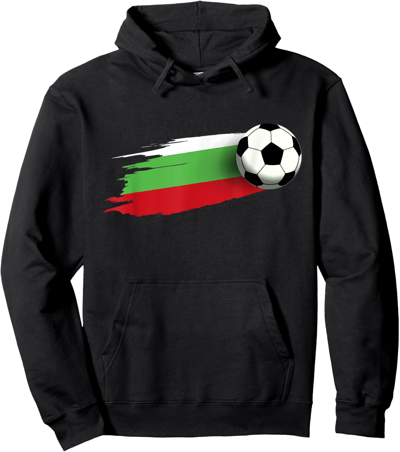 Bulgaria Flag Jersey Bulgarian Soccer Team Bulgarian Hoodie - Hoodie | Black