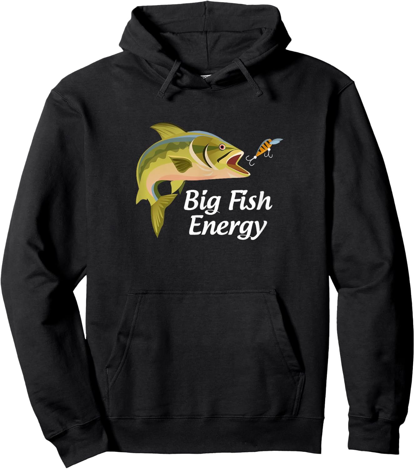 Big Fish Energy Hoodie - Hoodie | Black