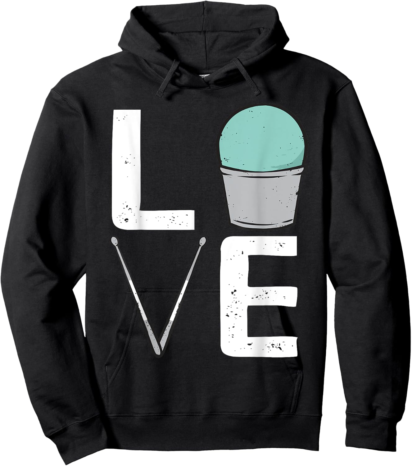 Cardio Drumming Love Gym Fitness Class Workout Hoodie - Hoodie | Black