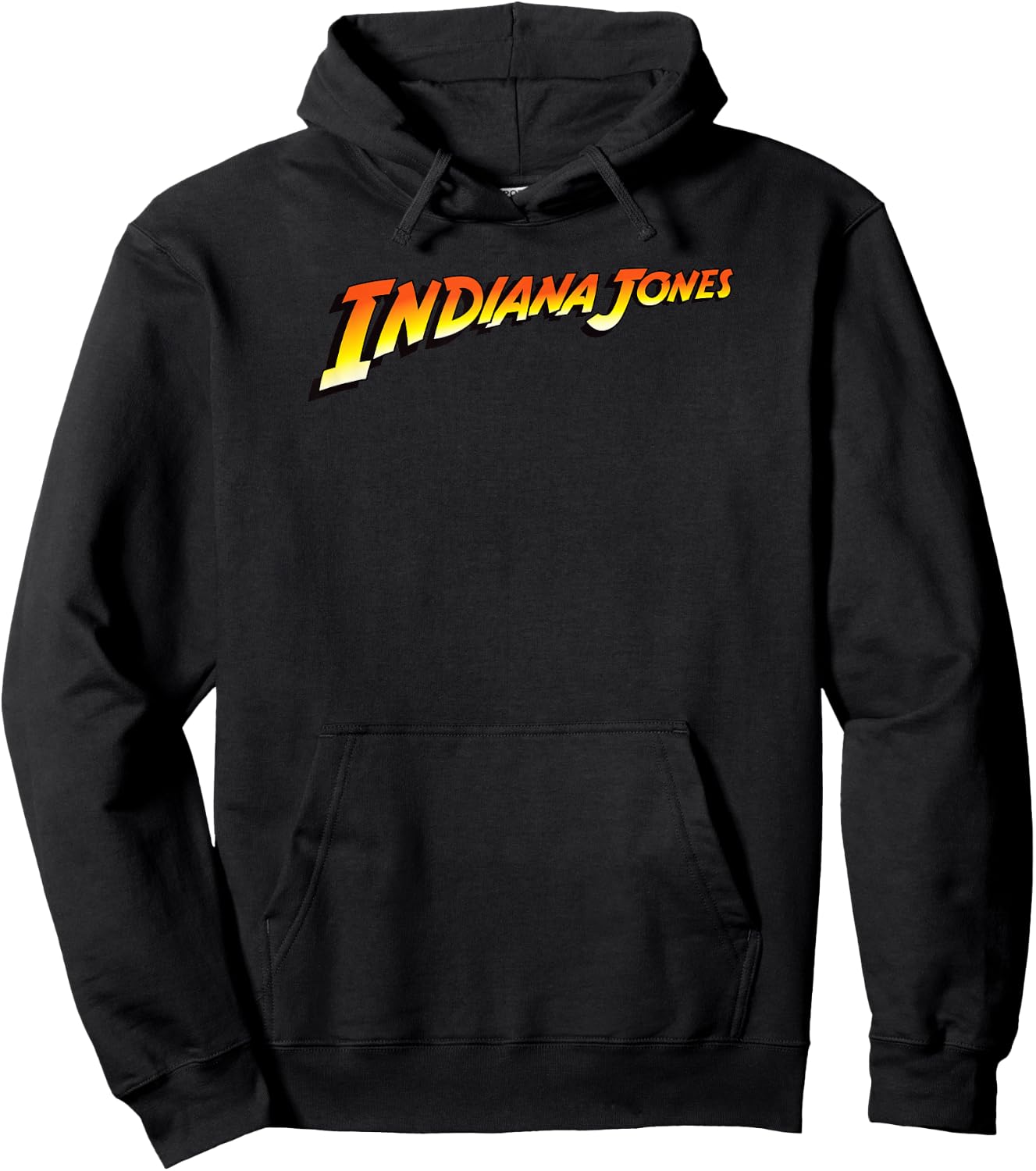 Indiana Jones Raiders Of The Lost Ark Indiana Jones Logo Hoodie - Hoodie | Black