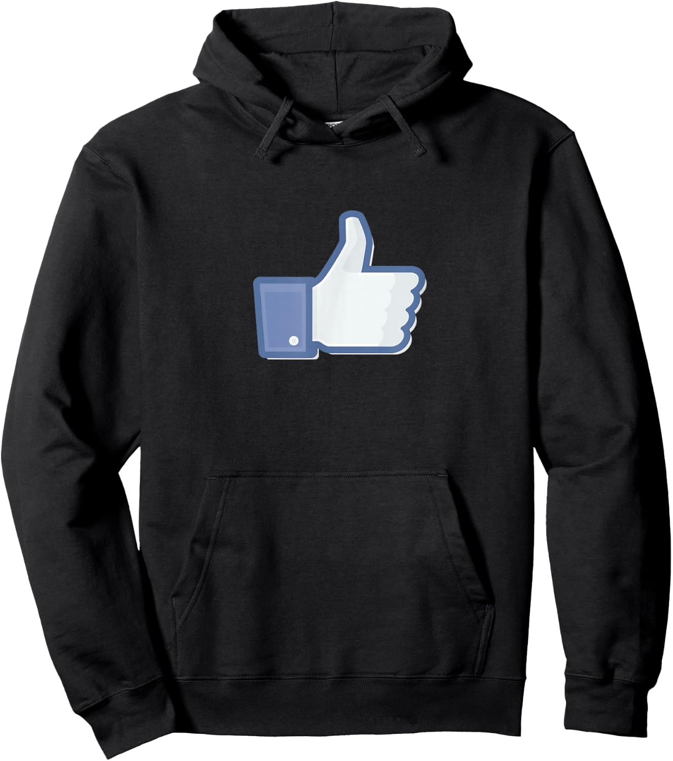 Thumbs Up Like Face Book Icon Hoodie - Hoodie | Black