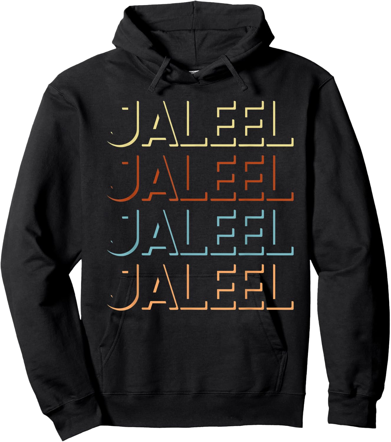 Jaleel First Name My Personalized Named Hoodie - Hoodie | Black