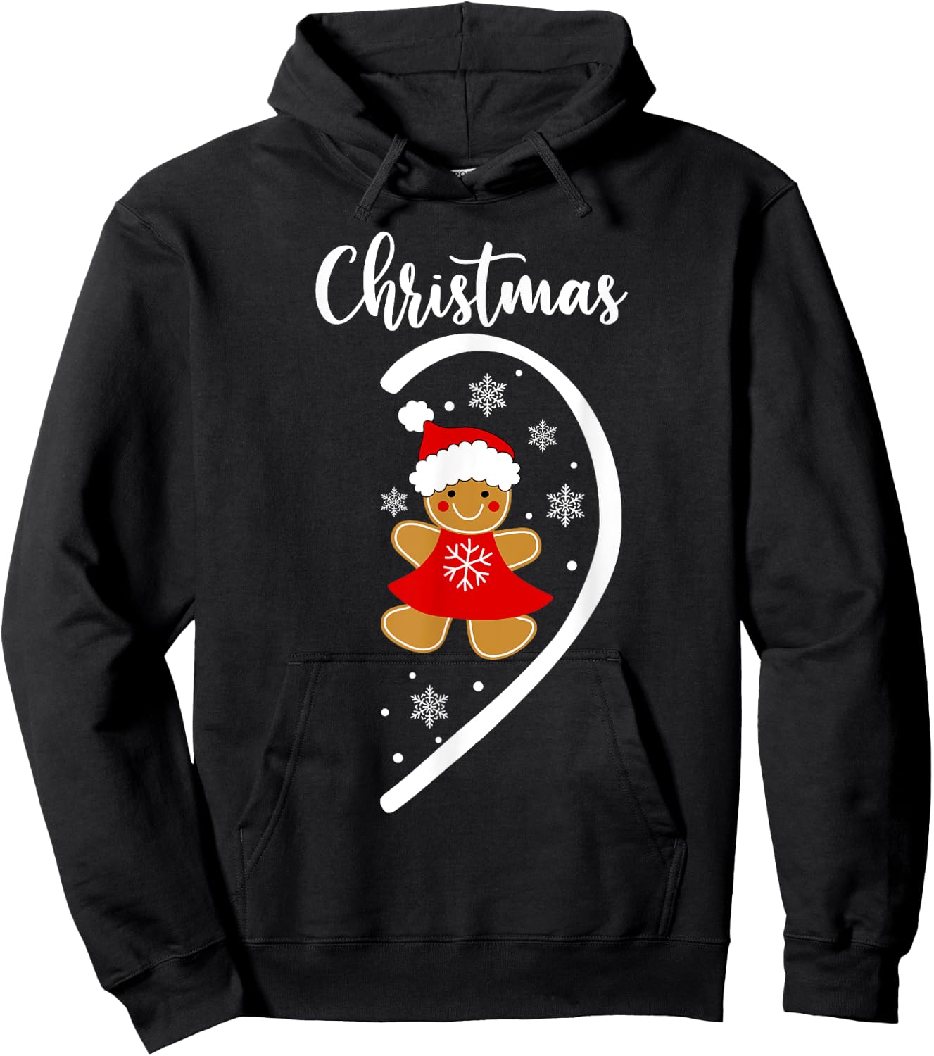 Merry Xmas Matching Christmas Pajama Black Short Sleeve Small -Adults Hoodie - Hoodie | Black