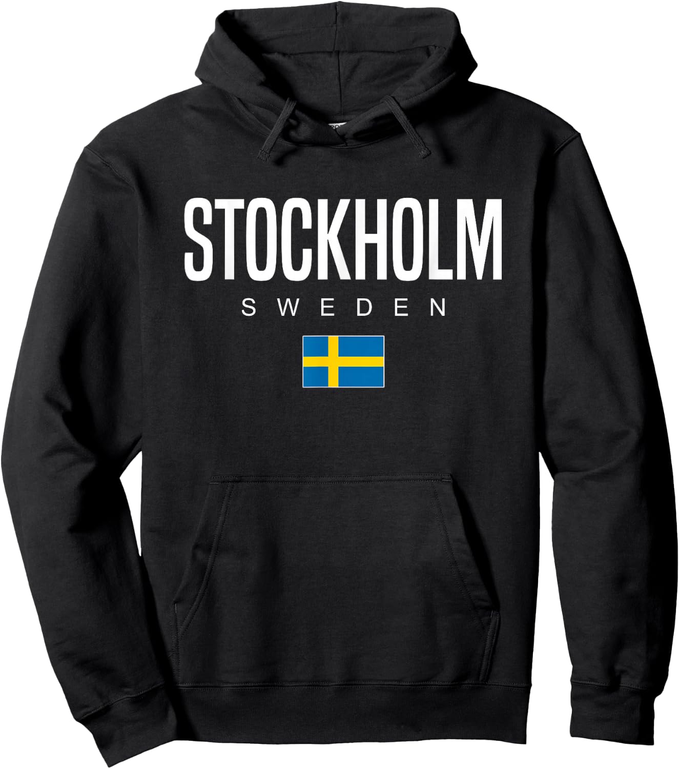 Stockholm Sweden Hoodie - Hoodie | Black