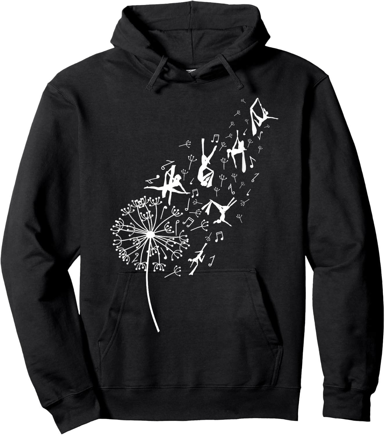 Aerialist Yoga Aerialist Dandelion Aerial Silks Hoodie - Hoodie | Black