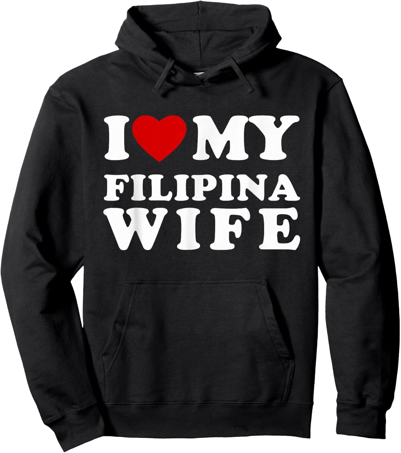 I Love My Filipina Wife I Heart My Filipina Wife Hoodie - Hoodie | Black