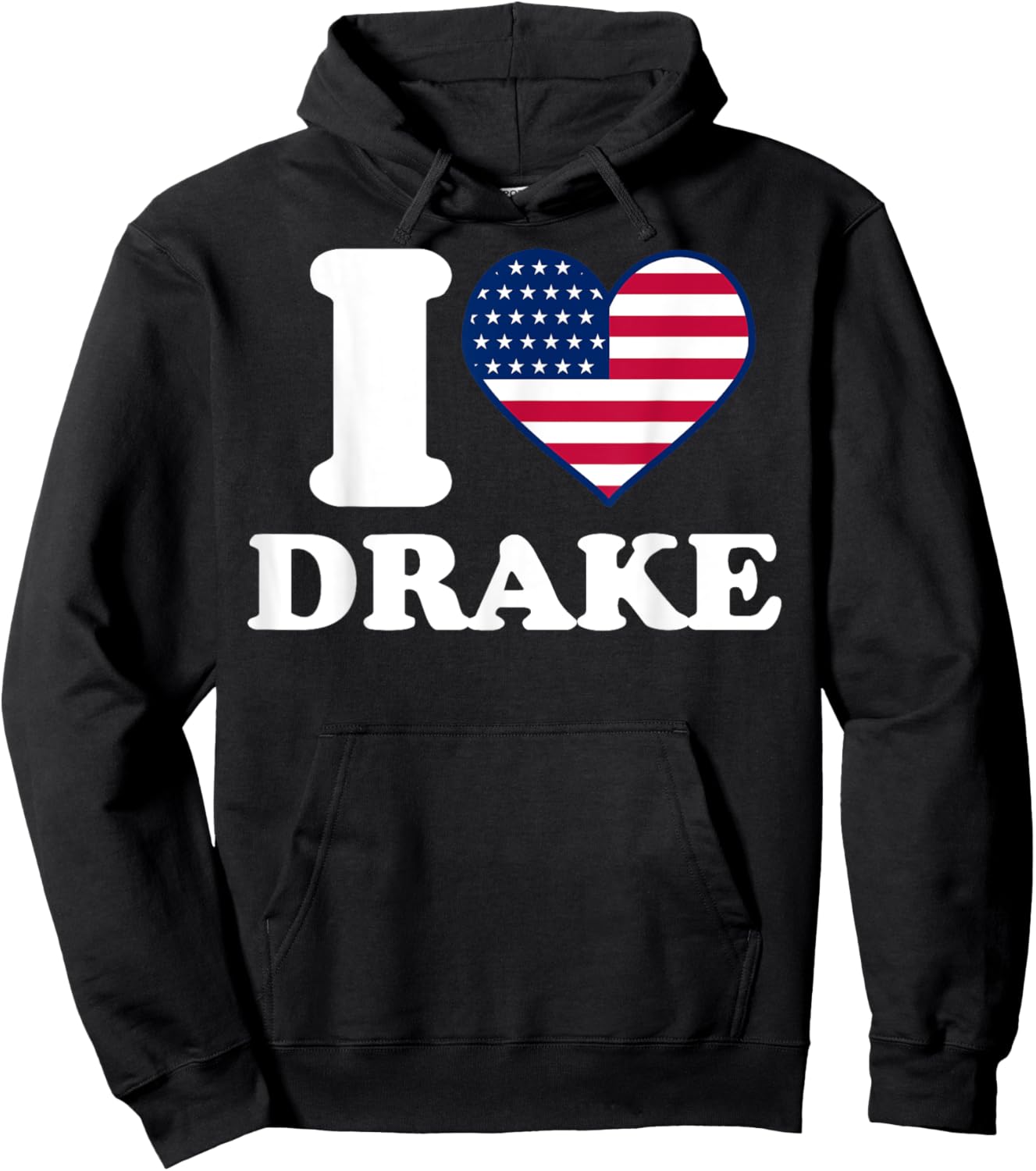 I love Drake I heart Drake Hoodie - Hoodie | Black
