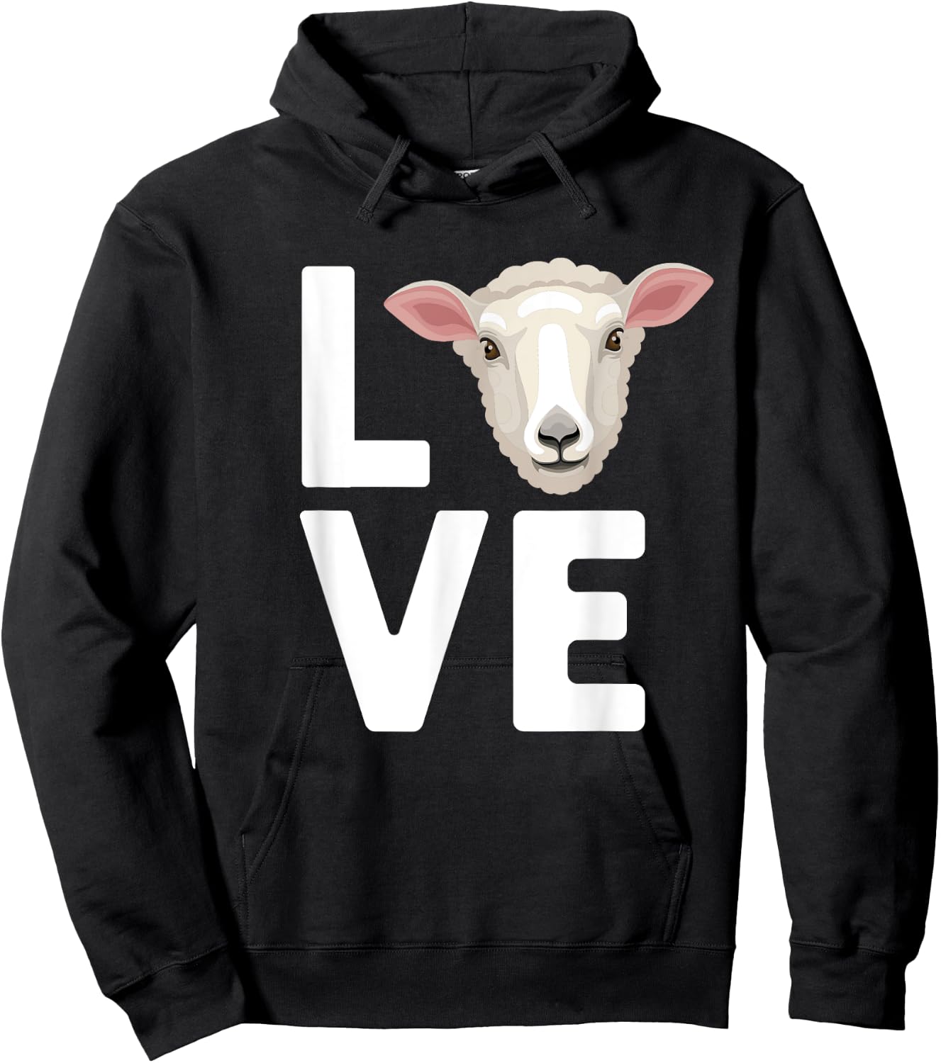 Cool Sheep Women Sheep Lovers Livestock Farmer Lamb Hoodie - Hoodie | Black