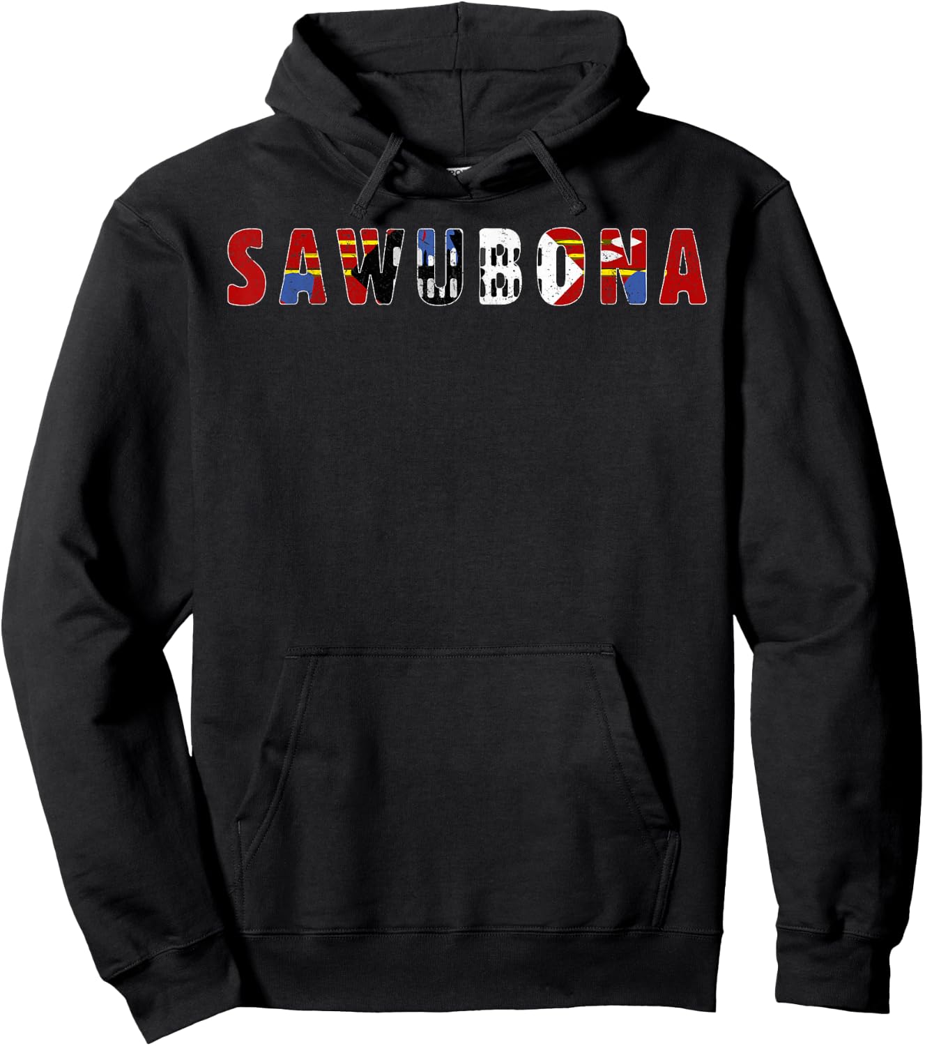 Sawubona Good Morning Country Swaziland Hoodie - Hoodie | Black