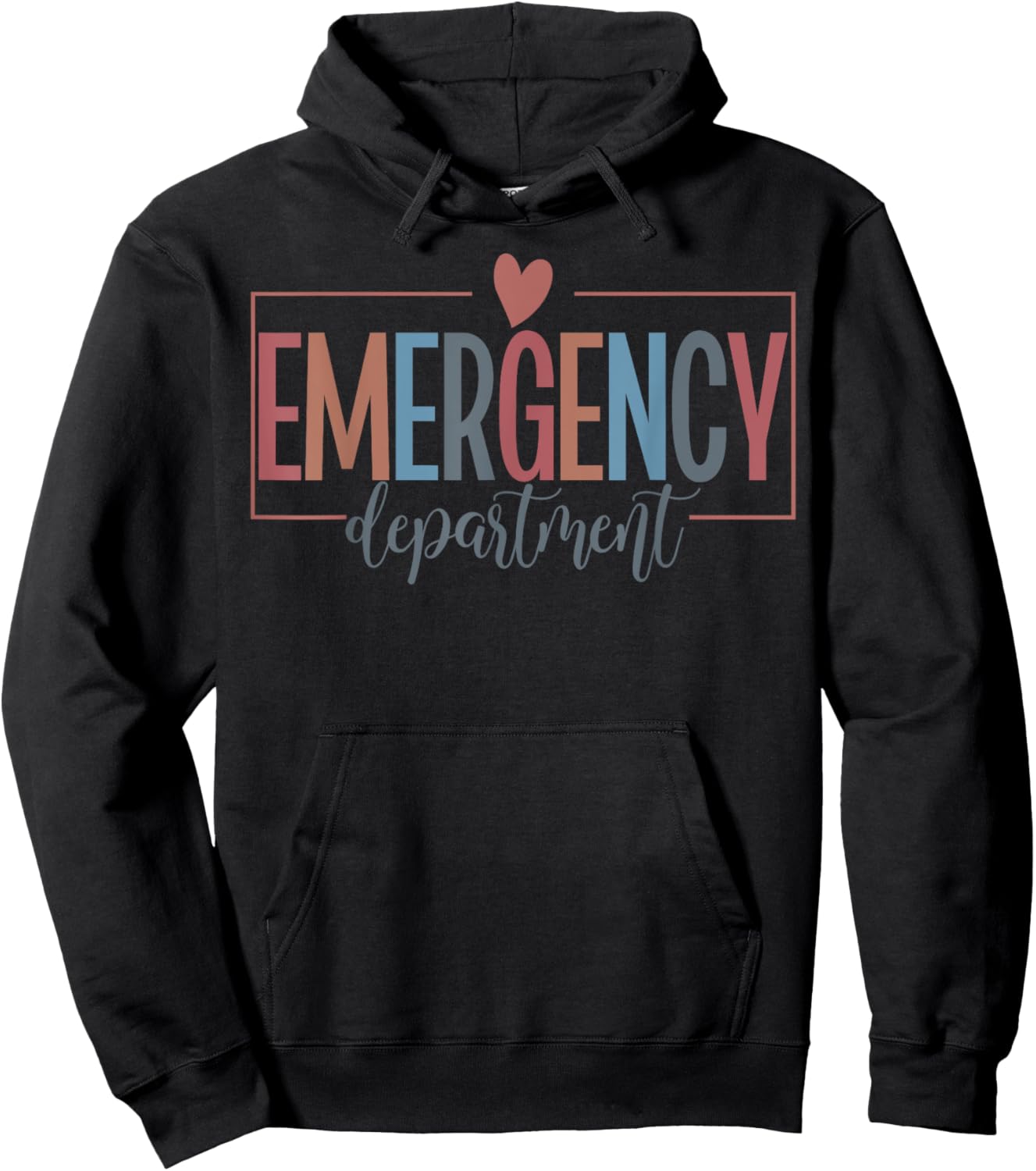 Emergency Department Emergency Room Nurse ER Nurse Hoodie - Hoodie | Black