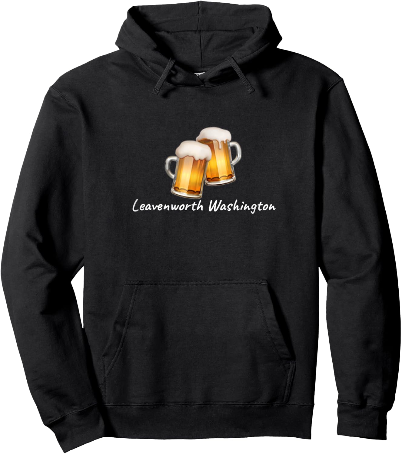 Leavenworth Washington | Beer Hoodie - Hoodie | Black