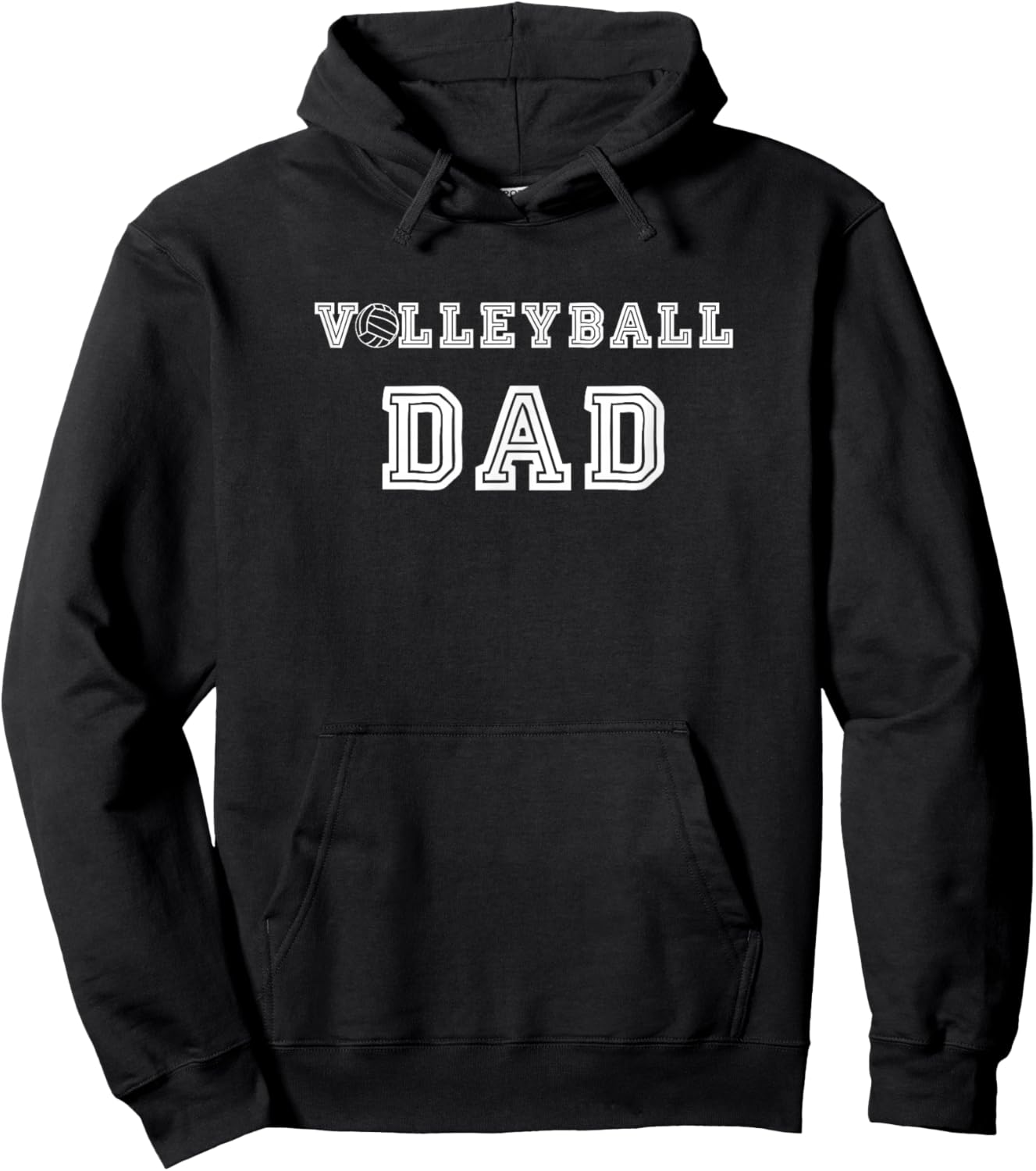 Awesome Volleyball Dad T Shirt Hoodie - Hoodie | Black