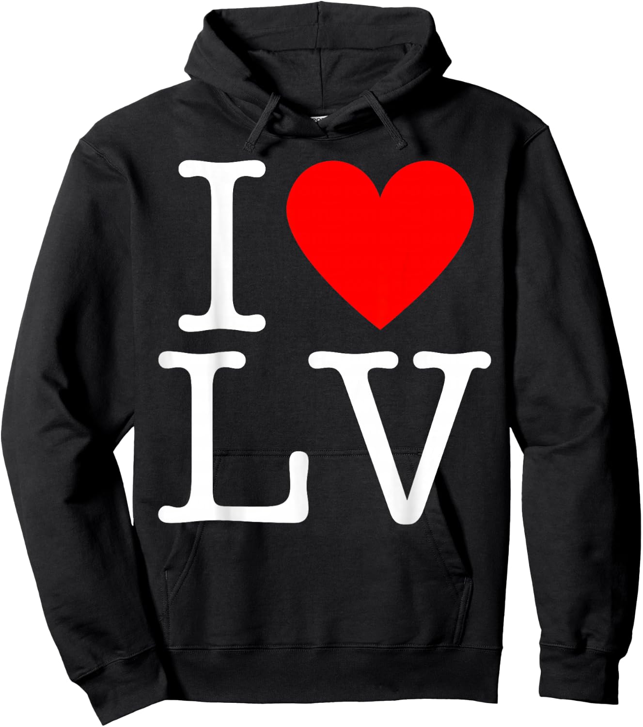I Heart Las Vegas - I Love LV Hoodie - Hoodie | Black