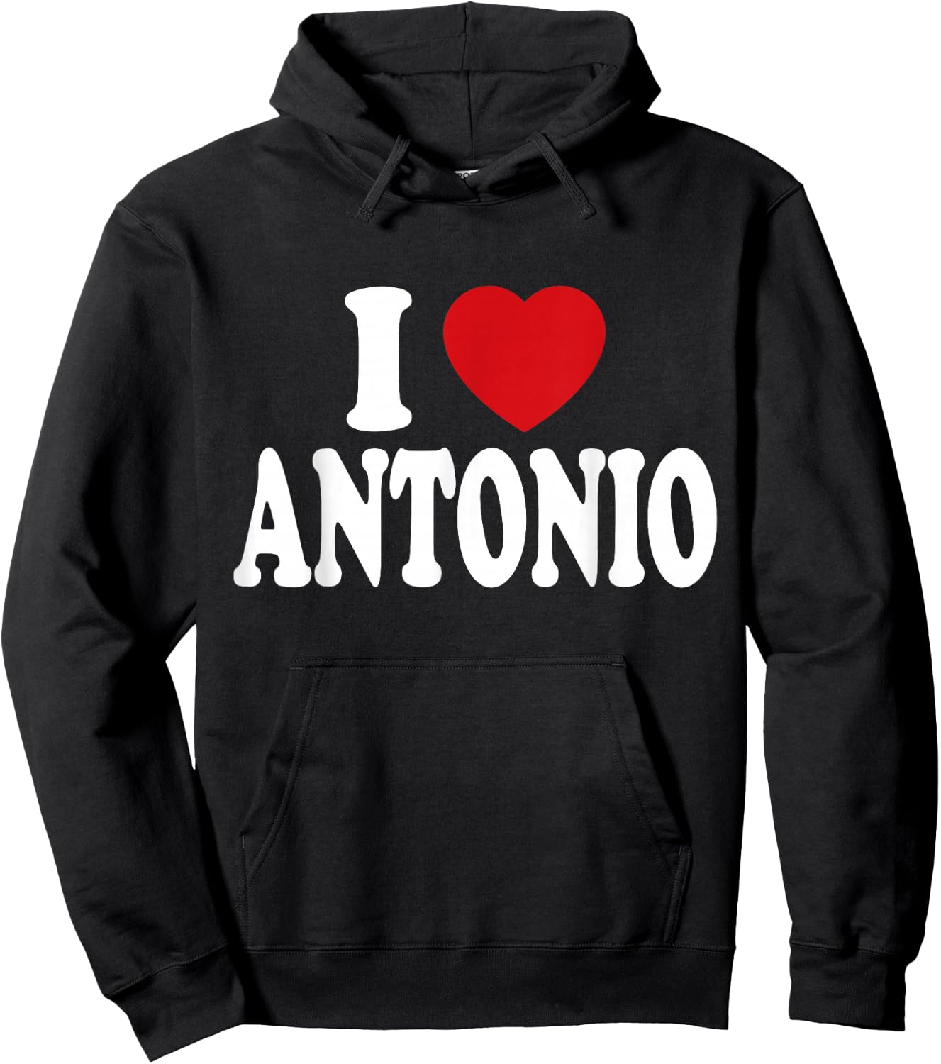I Heart Love Antonio Hoodie - Hoodie | Black