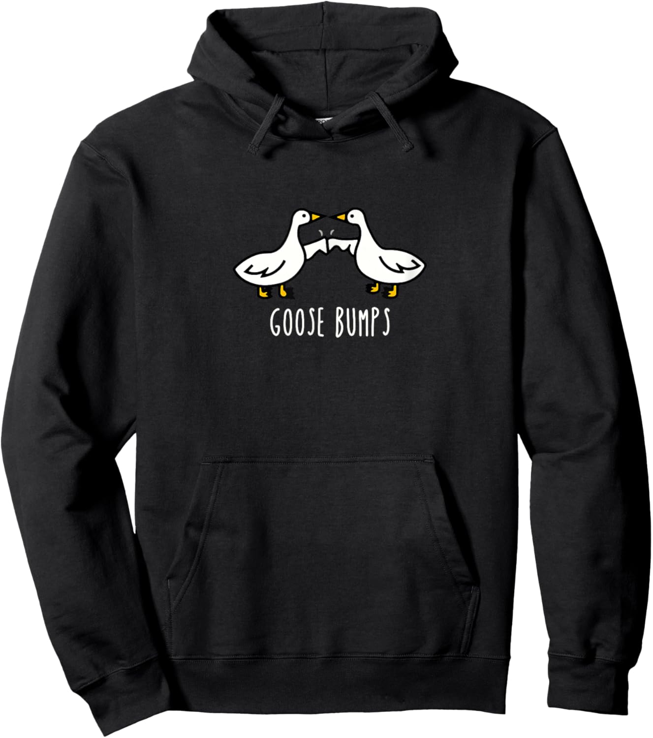 Goose Bumps - Humorous Pun Design for Dad Joke Lover Hoodie - Hoodie | Black