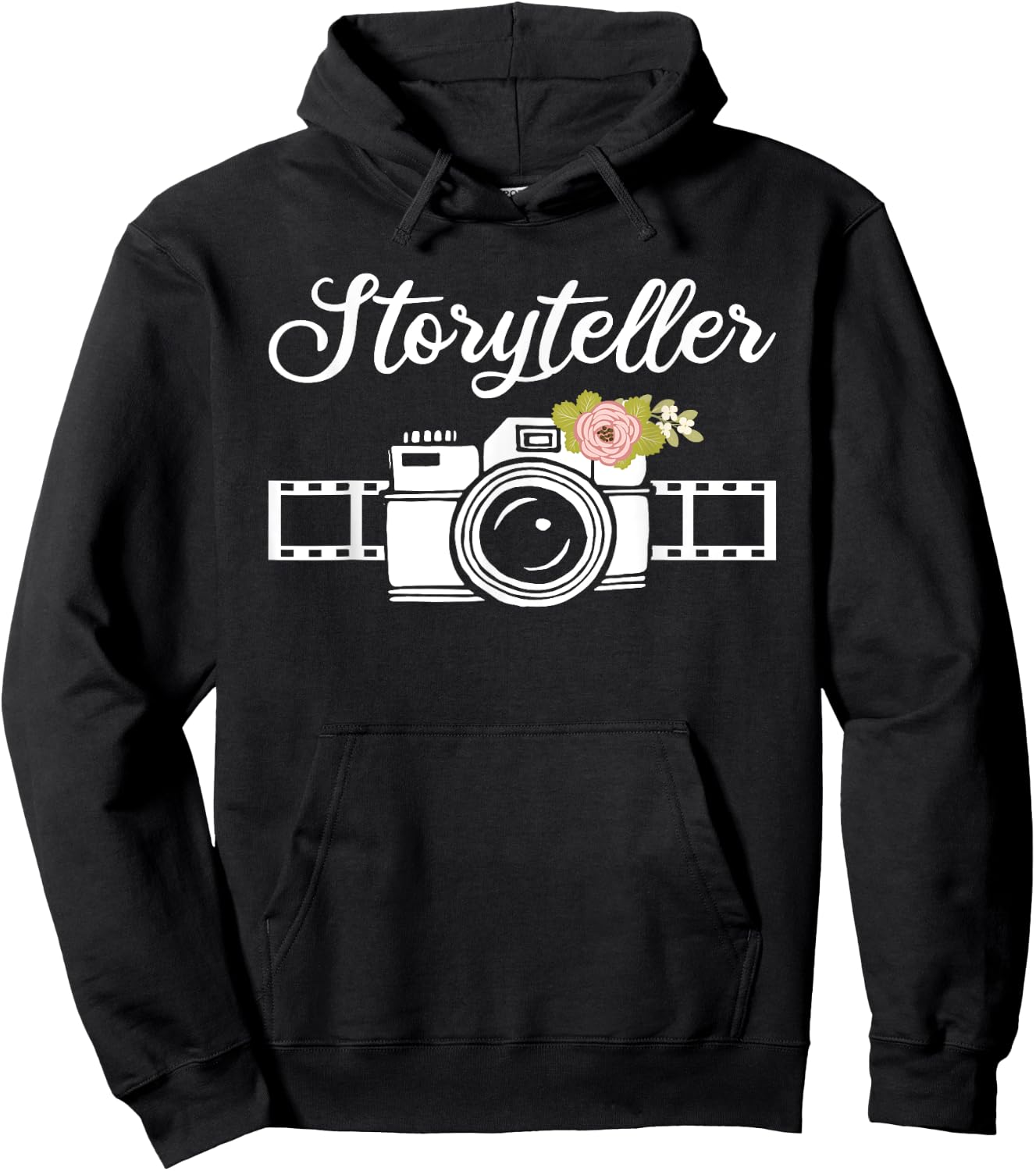 Funny Photography Art Women Photographer Camera Film Hoodie - Hoodie | Black