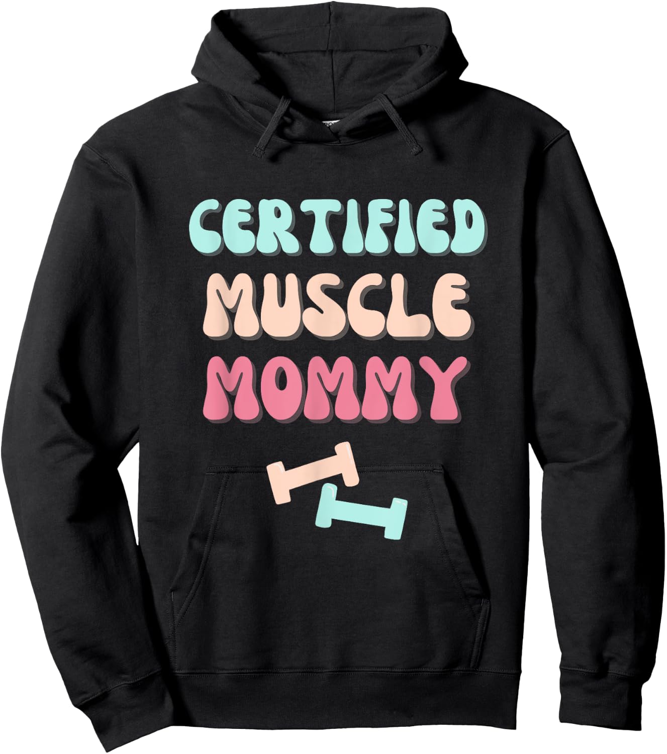 Groovy Certified Muscle Mommy Pump Cover für Damen Hoodie - Hoodie | Black