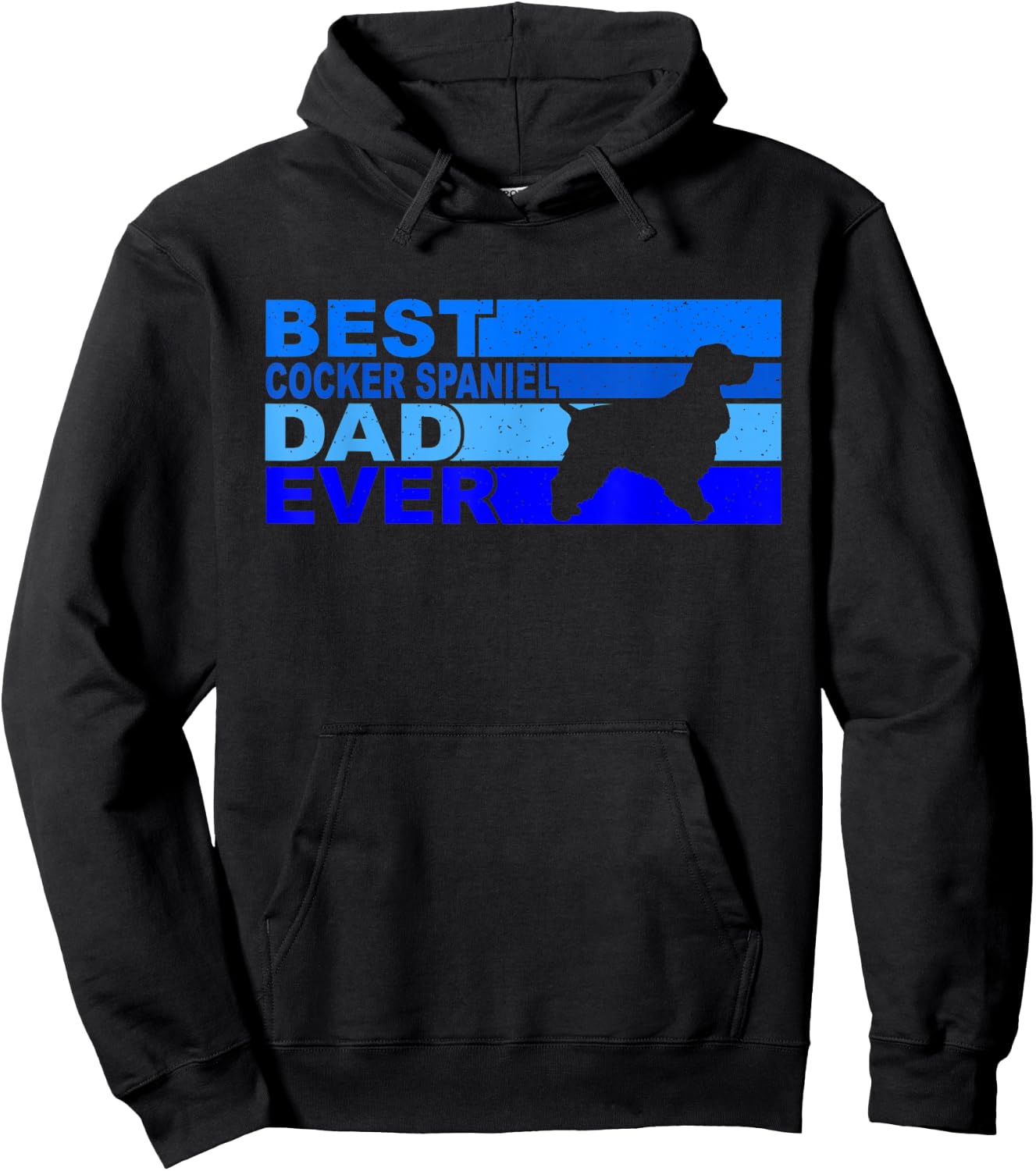 Best Cocker-Spaniel Dad Ever Cocker-Spaniel Hoodie - Hoodie | Black