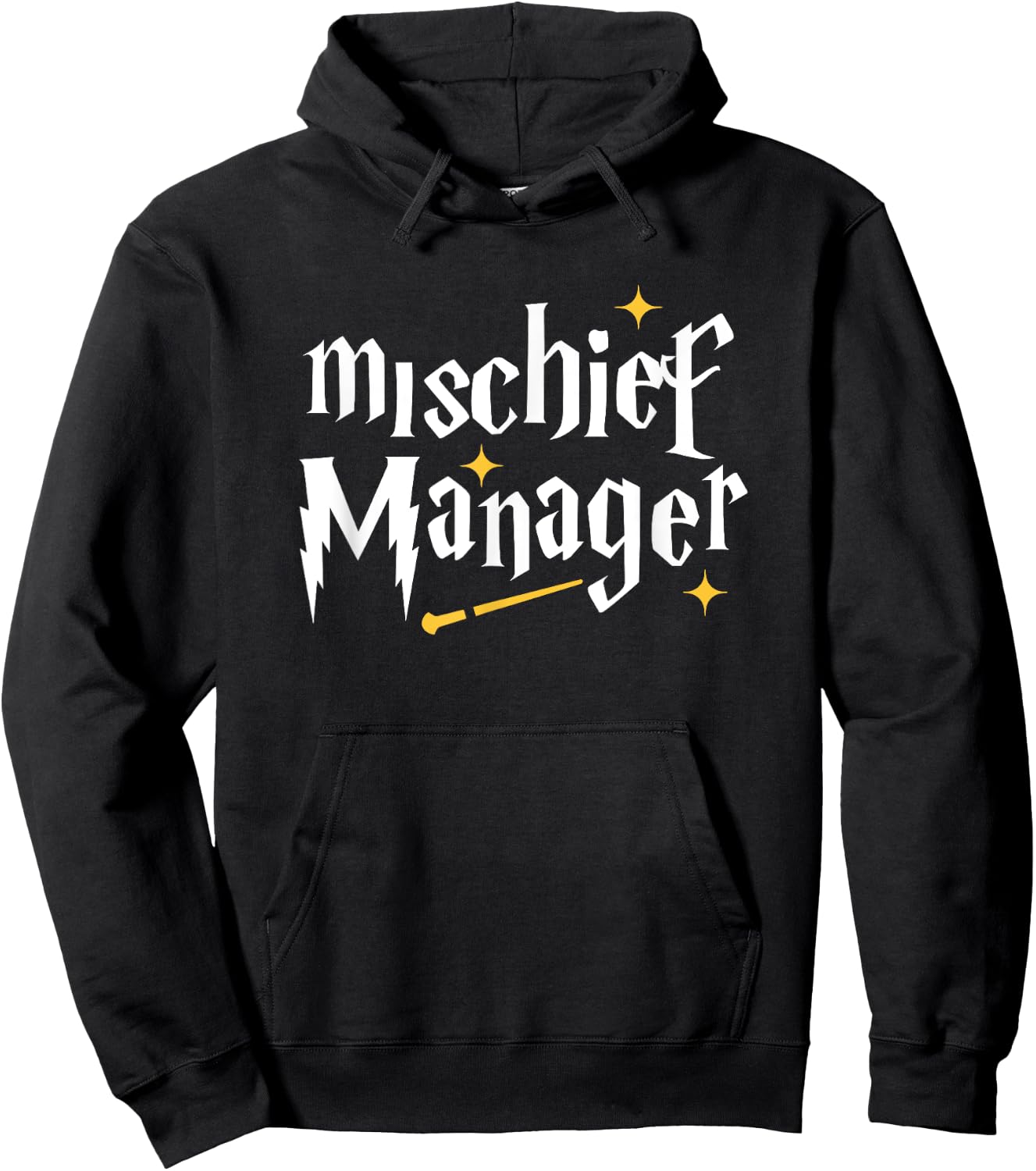 Mischief Manager Teacher Life Funny Mom Funny Dad Hoodie - Hoodie | Black