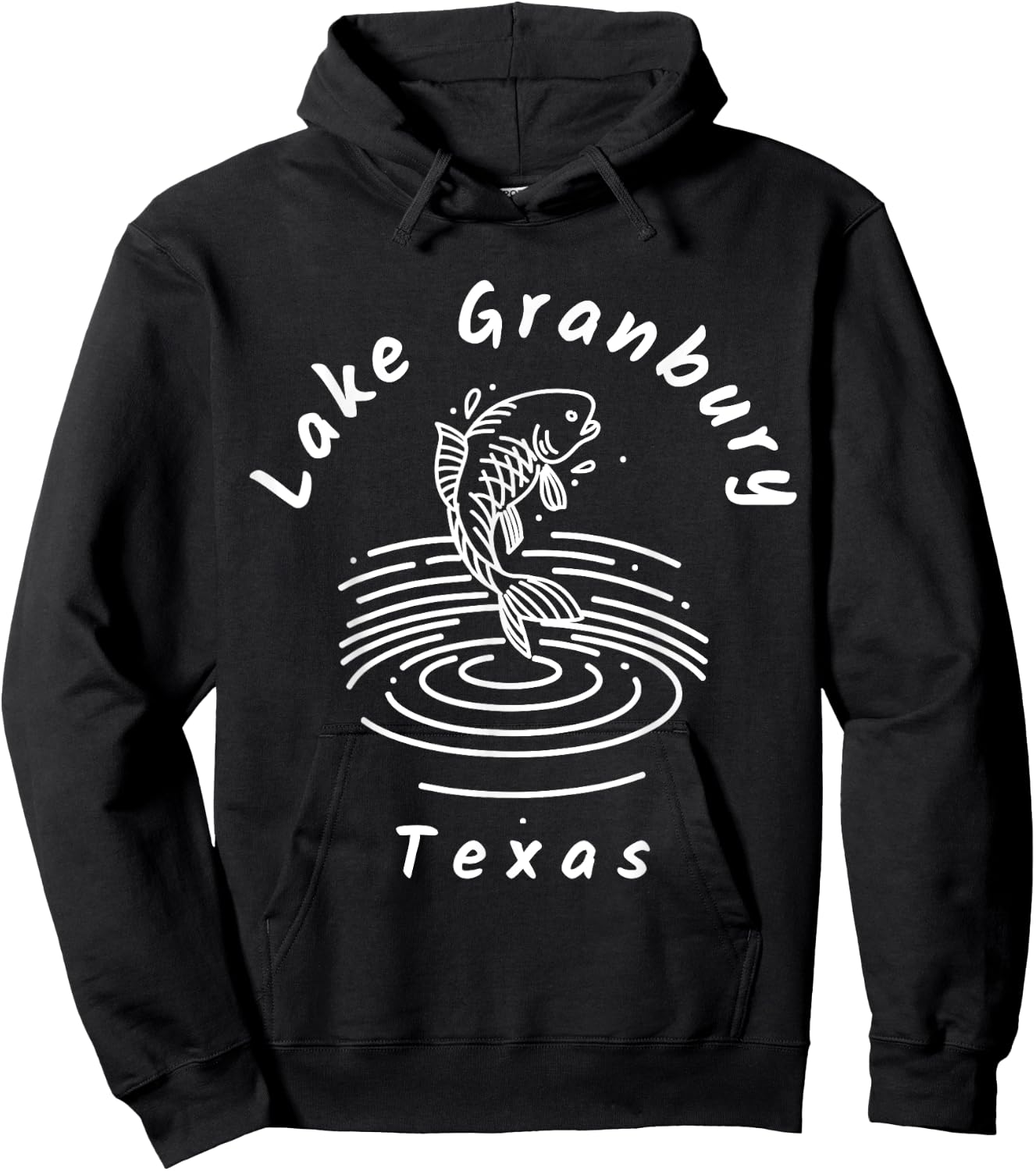 Lake Granbury Texas Souvenir Hoodie - Hoodie | Black