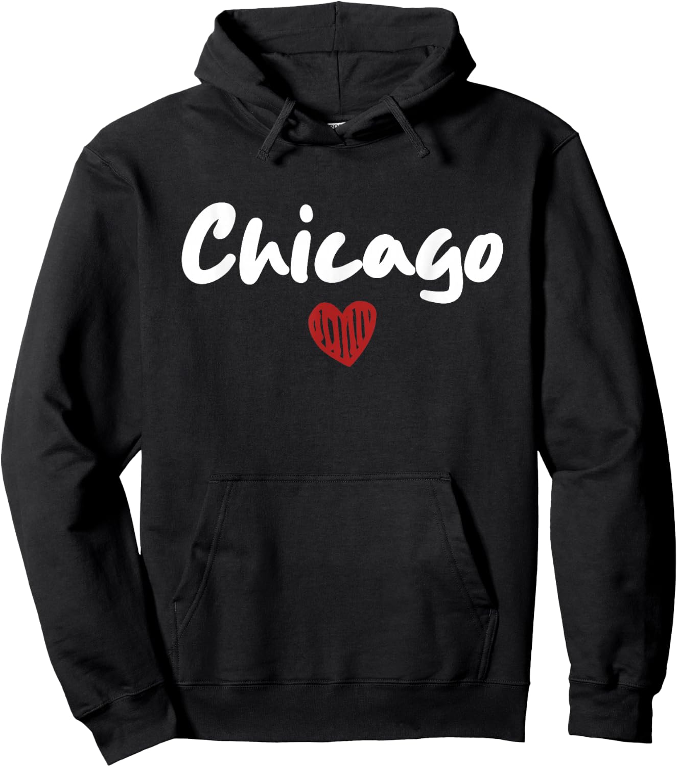 CHICAGO - I Love Chicago - Throwback Design - Classic Hoodie - Hoodie | Black