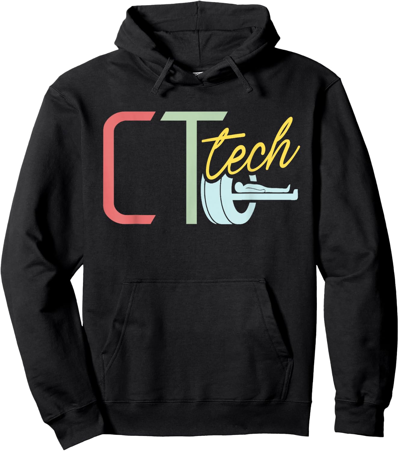 Ct Tech - CT Technologist Radiology Hoodie - Hoodie | Black