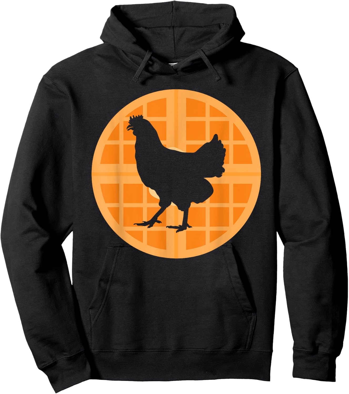 Chicken Waffles Chicken & Waffle Lover Hoodie - Hoodie | Black