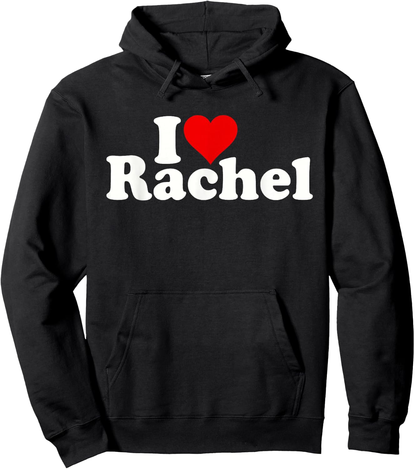 I Love Heart Rachel Hoodie - Hoodie | Black