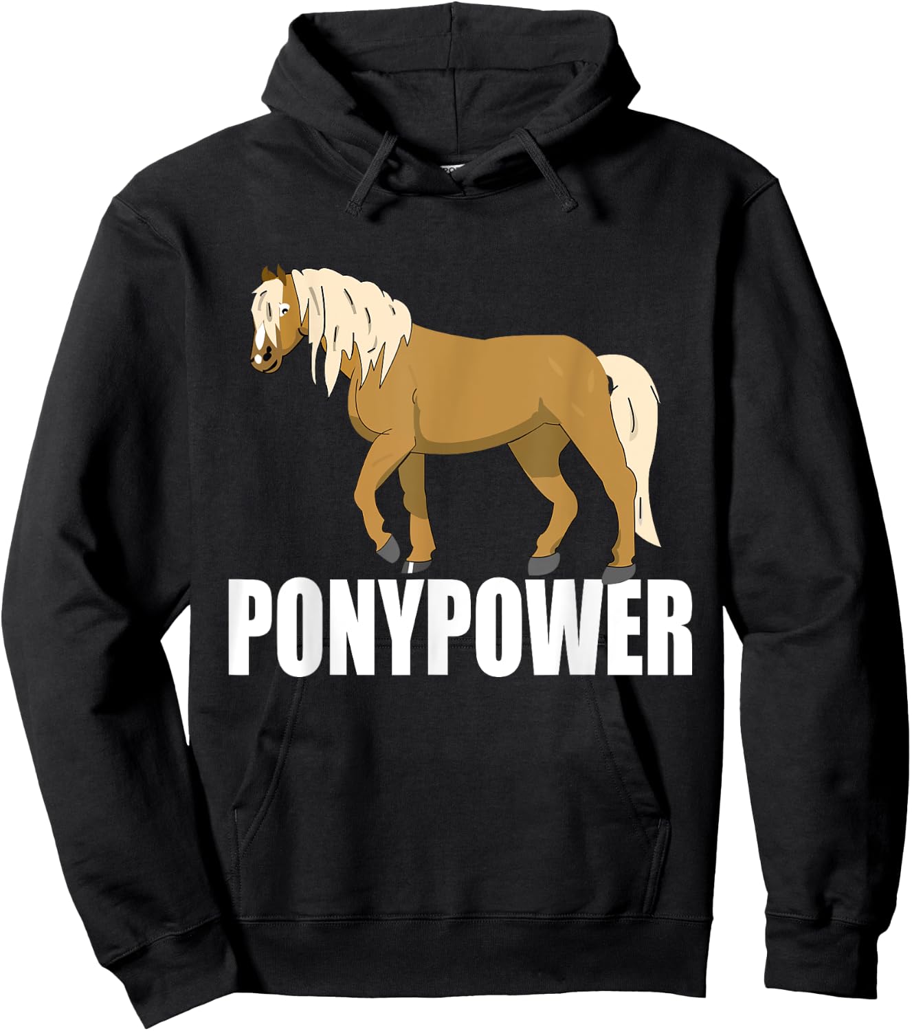 Haflinger Shirt for Riding Pony Gift Girls Hoodie - Hoodie | Black