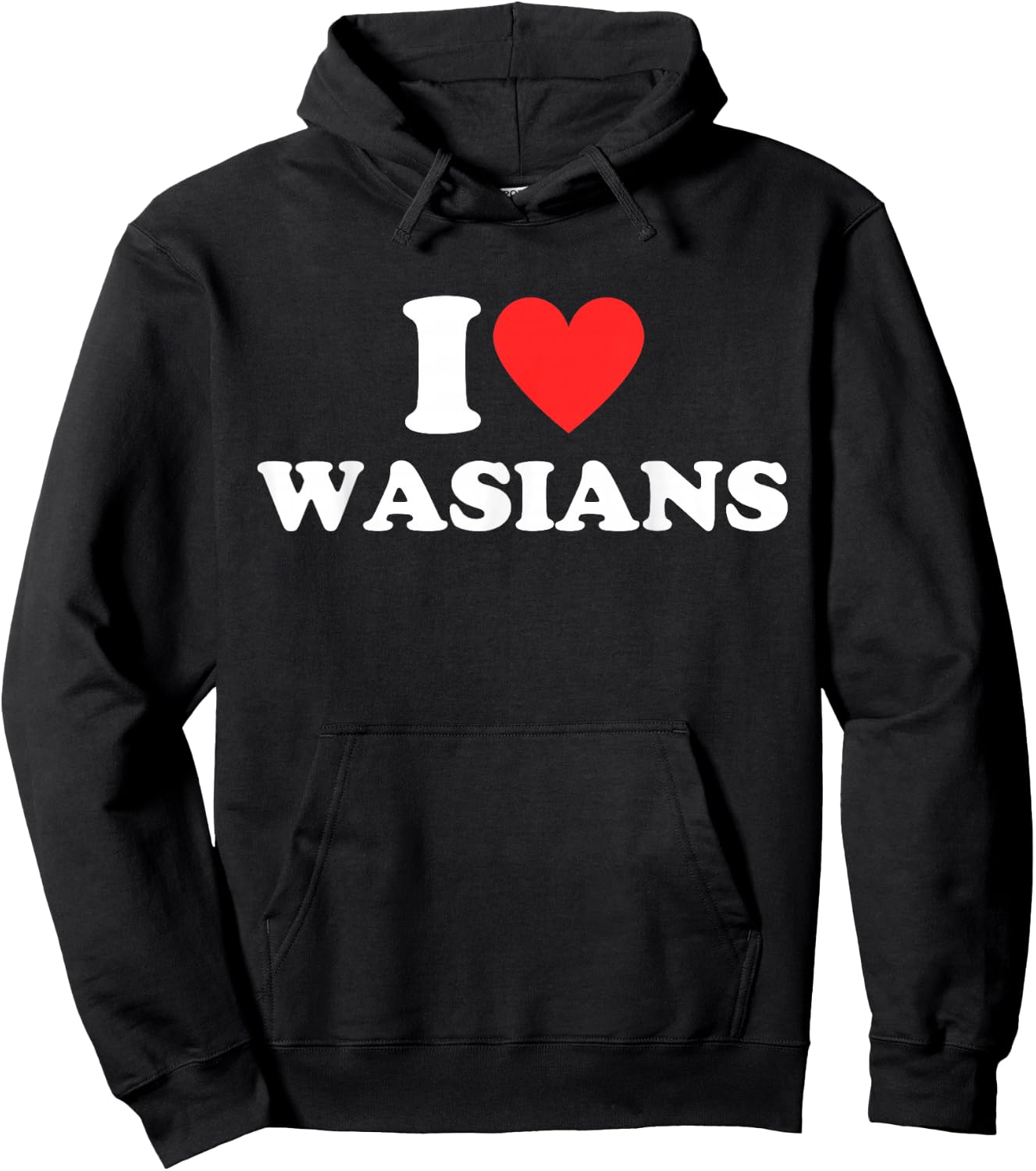 I Love Wasians I Heart Wasians Designs Boyfriend Girlfriend Hoodie - Hoodie | Black
