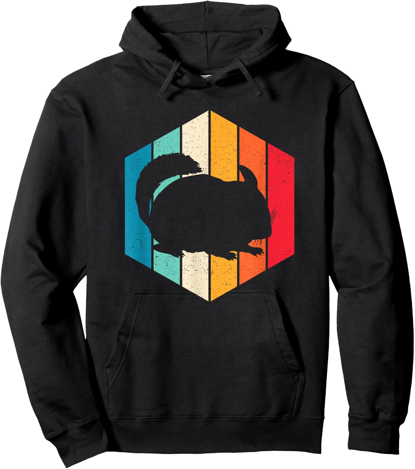 Retro Chinchillas Quote Funny Animal Chinchilla Vintage Hoodie - Hoodie | Black