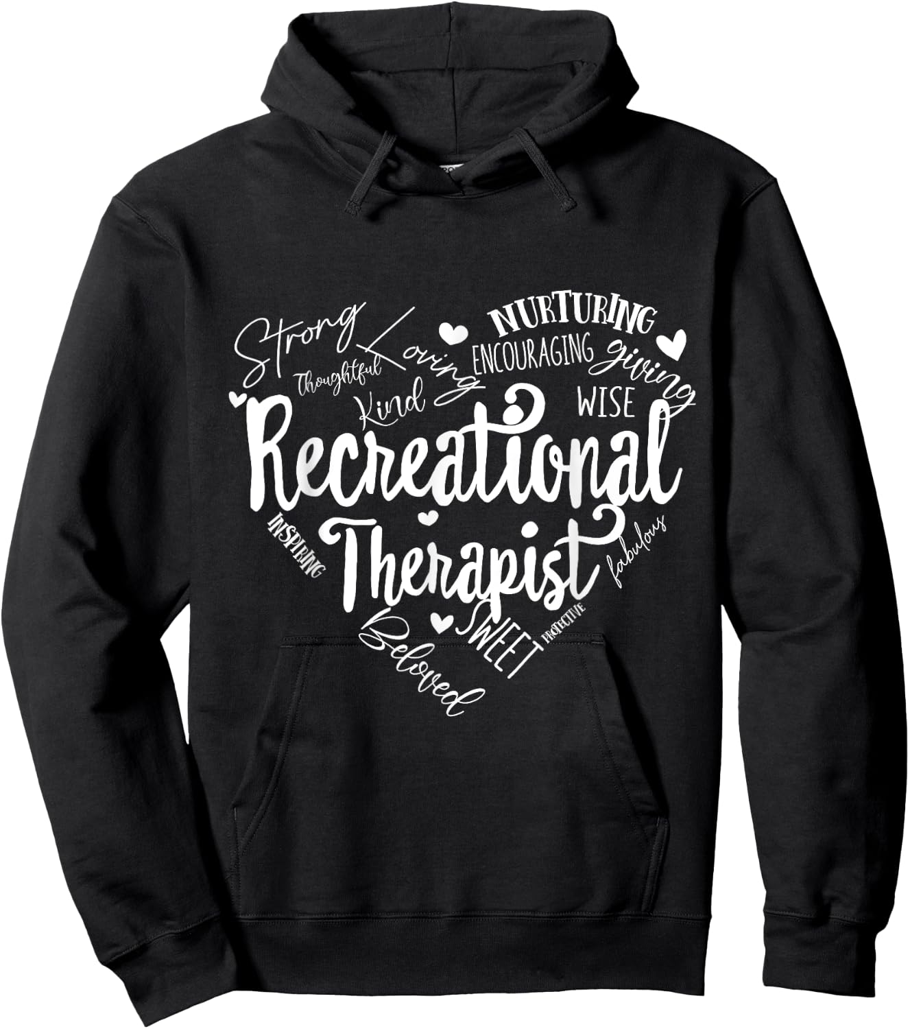 Recreational Therapist Recreation Therapy Therapeutic RT Hoodie - Hoodie | Black