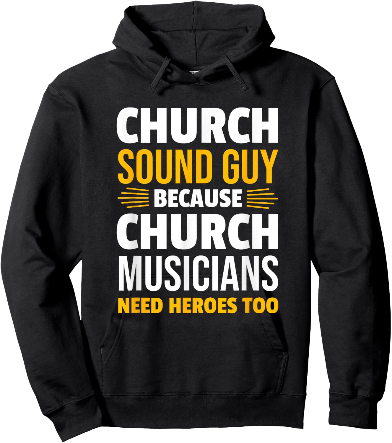 Audio Technician Church Sound Engineer Gift Hoodie - Hoodie | Black