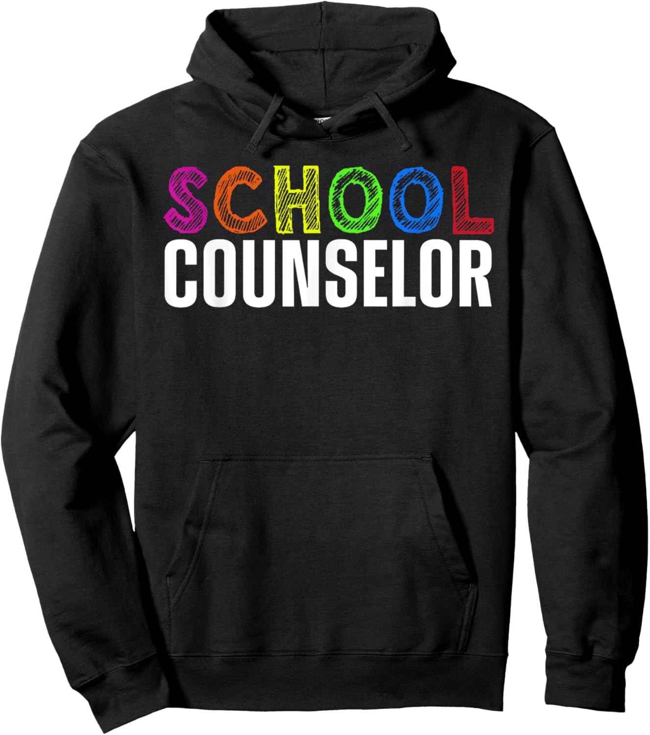 Funny School Counselor Art Women School Counseling Hoodie - Hoodie | Black