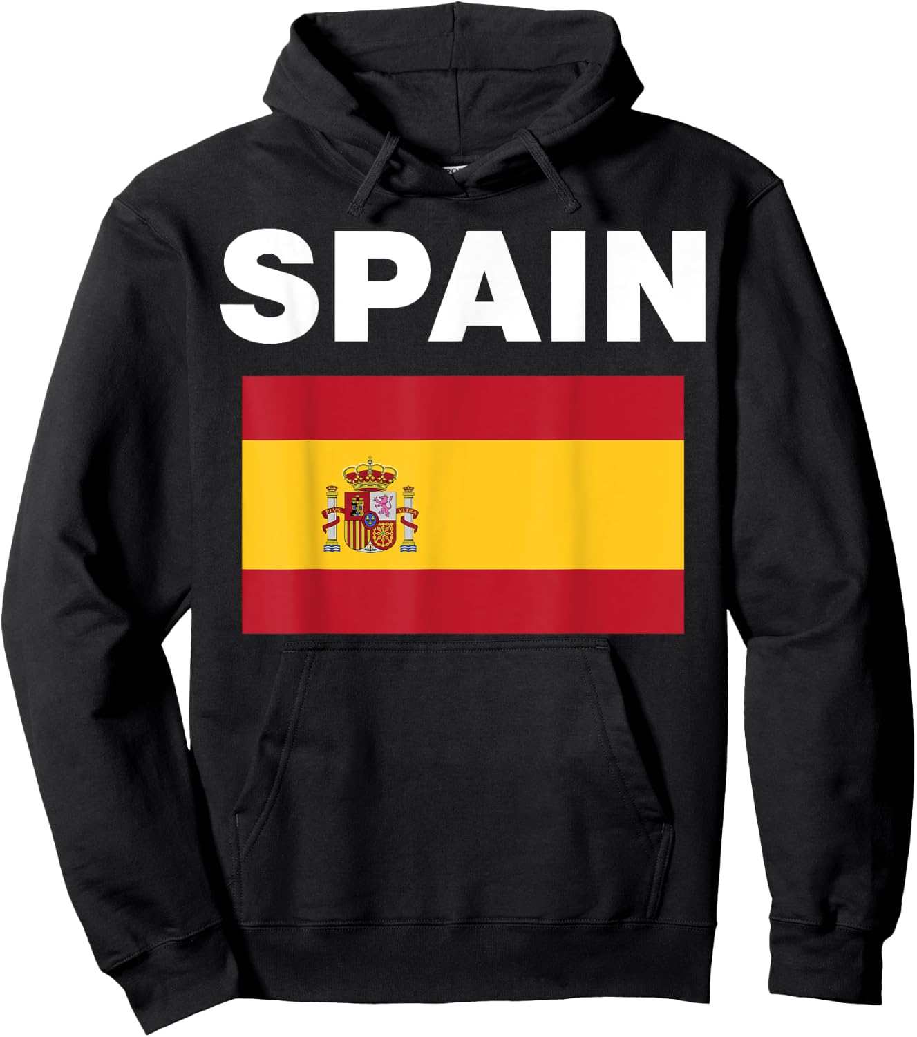 Spain Spanish Flag Heritage Hoodie - Hoodie | Black