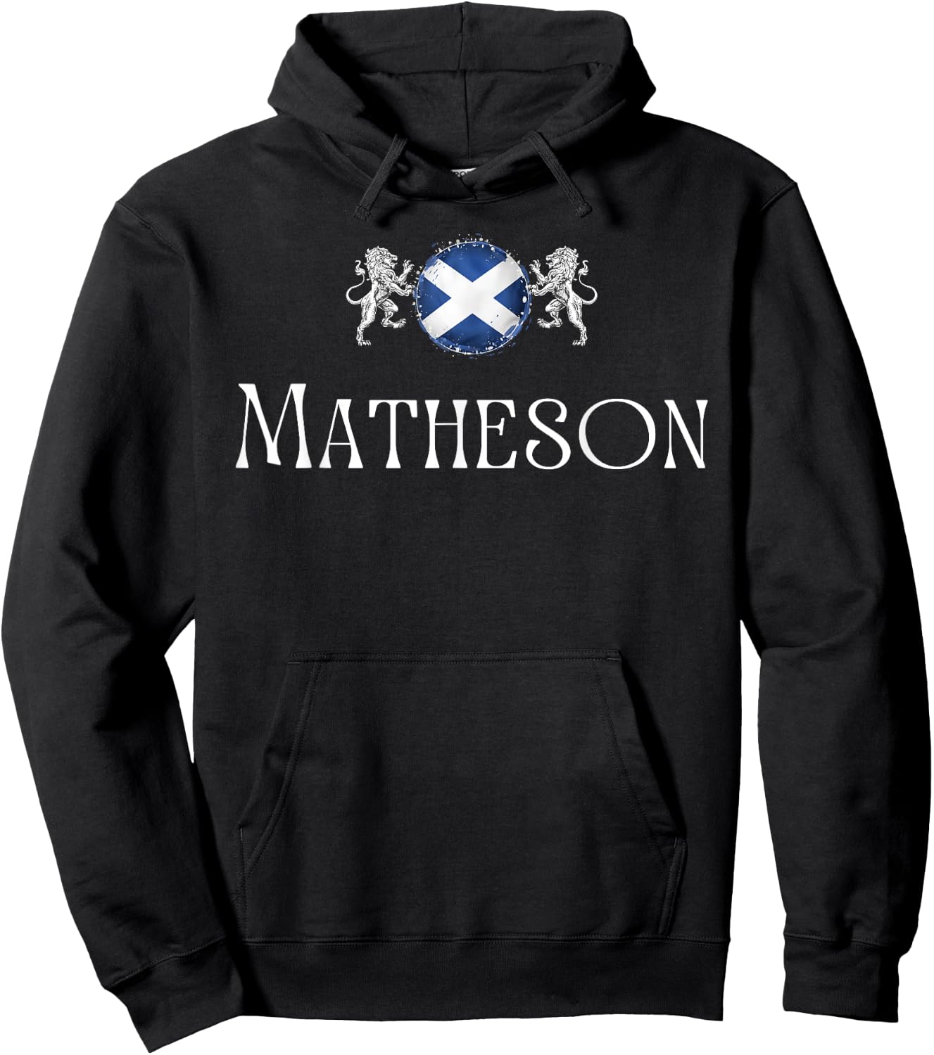 Matheson Clan Scottish Family Name Scotland Heraldry Hoodie - Hoodie | Black
