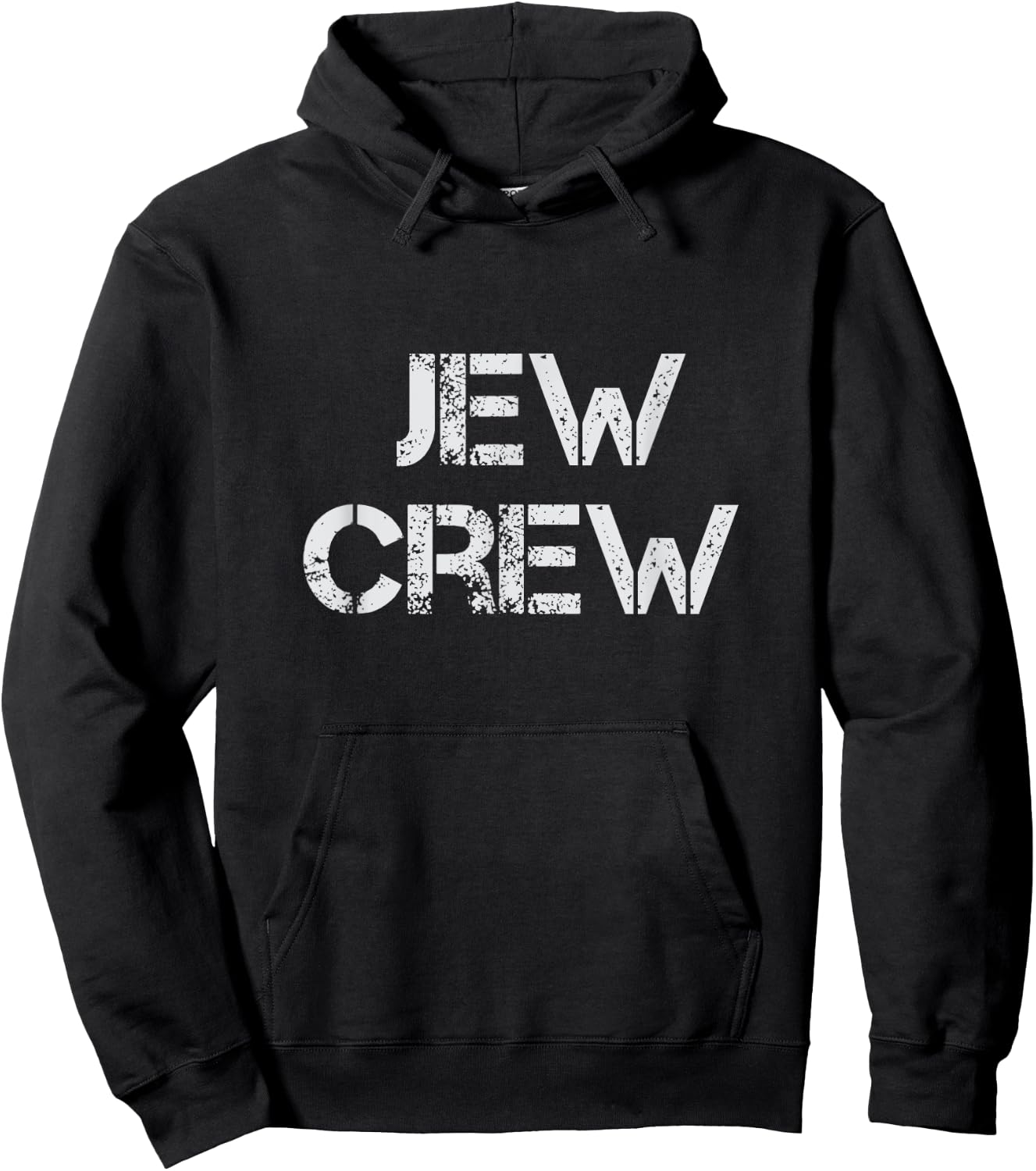 Jew Crew Funny Jewish Summer Camp Counselors Israel Trip Men Women Kids Hoodie - Hoodie | Black