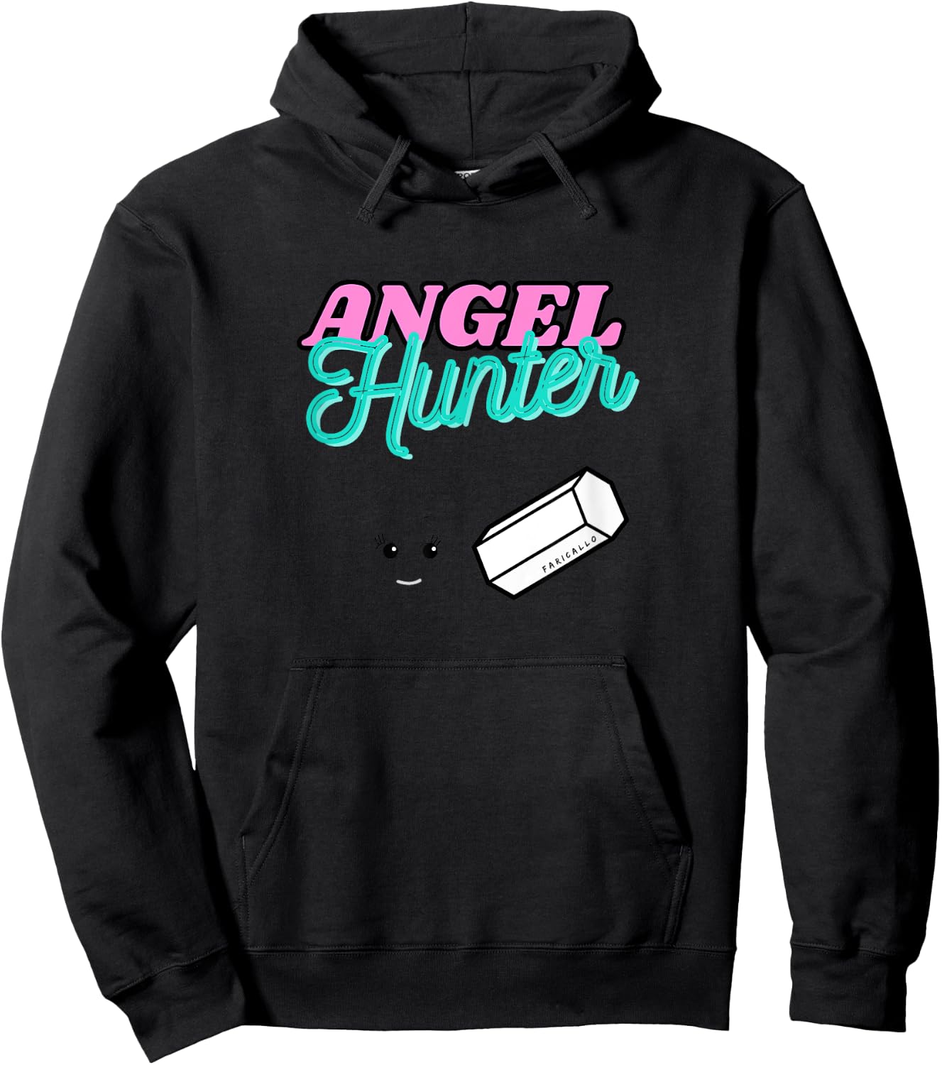 Angel Hunter Cute Trendy Kawaii Funny Sonny Women’s Graphic Hoodie - Hoodie | Black