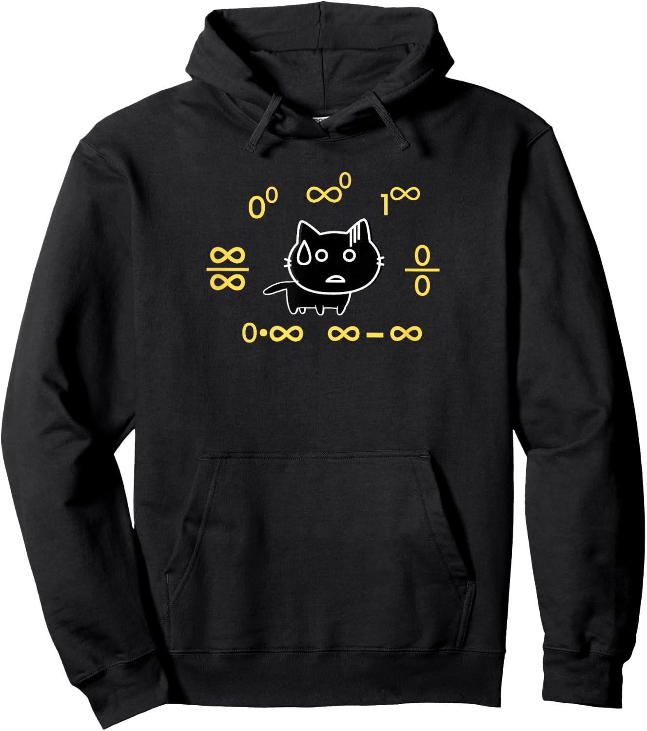 Blackpenredpen Cat & Calculus Limit Indeterminate Forms Hoodie - Hoodie | Black