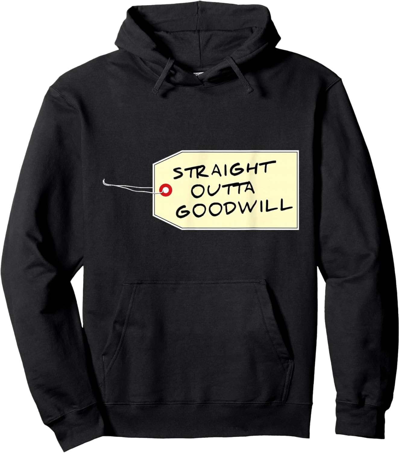 Straight Outta Goodwill Antique Collector Yard Sale Hoodie - Hoodie | Black