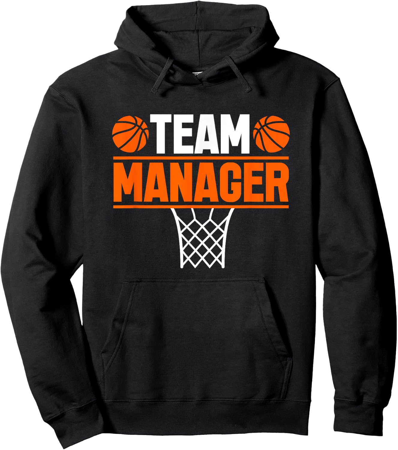 Basketball Team Manager Sports Game Lovers Hoodie - Hoodie | Black