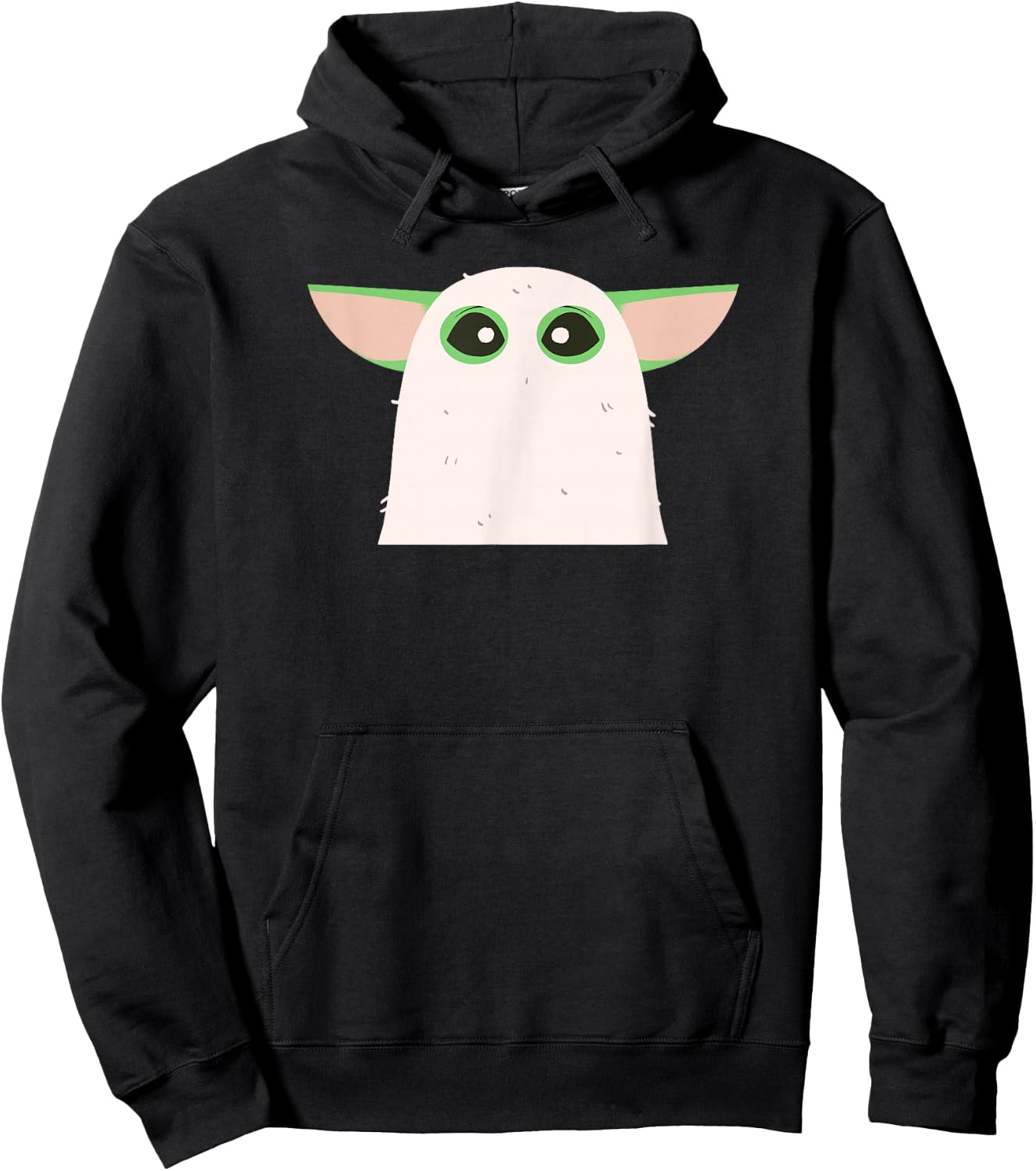 Star Wars The Mandalorian Grogu Halloween Ghost Costume Hoodie - Hoodie | Black